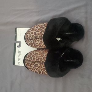 Beautiful memor foam cheetah slippers that are just too small for me!